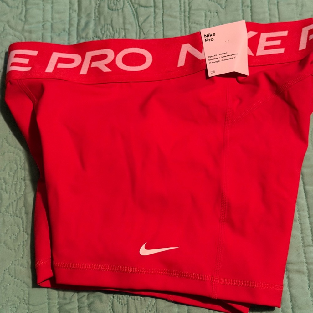 Nike Pro Bright Red Training Shorts